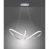 Luminaires Paul Neuhaus Éclairage Led|Suspension Paul Neuhaus MELINDA LED Acier inoxydable, 1 lumière