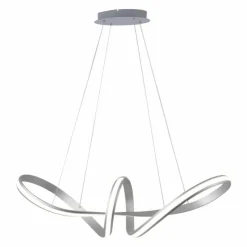 Luminaires Paul Neuhaus Éclairage Led|Suspension Paul Neuhaus MELINDA LED Acier inoxydable, 1 lumière