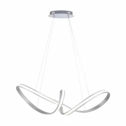 Luminaires Paul Neuhaus Éclairage Led|Suspension Paul Neuhaus MELINDA LED Acier inoxydable, 1 lumière