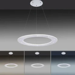 Luminaires Paul Neuhaus Éclairage Led|Suspension Paul Neuhaus PURE-COSMO LED Aluminium, 17 lumières, Télécommandes