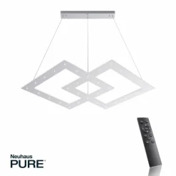 Luminaires Paul Neuhaus Éclairage Led|Suspension Paul Neuhaus PURE-COSMO LED Aluminium, 44 lumières, Télécommandes