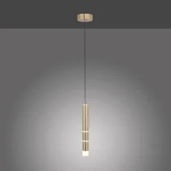 Luminaires Paul Neuhaus Éclairage Led|Suspension Paul Neuhaus PURE-VEGA LED Laiton, 3 lumières