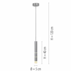 Luminaires Paul Neuhaus Éclairage Led|Suspension Paul Neuhaus PURE-VEGA LED Aluminium, 7 lumières