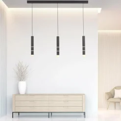 Luminaires Paul Neuhaus Éclairage Led|Suspension Paul Neuhaus PURE-VEGA LED Noir, 9 lumières