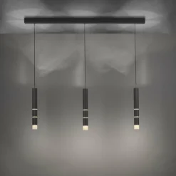 Luminaires Paul Neuhaus Éclairage Led|Suspension Paul Neuhaus PURE-VEGA LED Noir, 9 lumières
