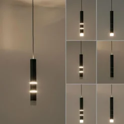 Luminaires Paul Neuhaus Éclairage Led|Suspension Paul Neuhaus PURE-VEGA LED Noir, 9 lumières