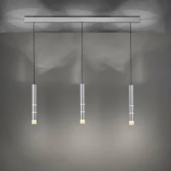 Luminaires Paul Neuhaus Éclairage Led|Suspension Paul Neuhaus PURE-VEGA LED Aluminium, 3 lumières