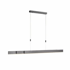 Luminaires Paul Neuhaus Éclairage Led|Suspension Paul Neuhaus PURE-MOTO LED Gris, 3 lumières, Télécommandes