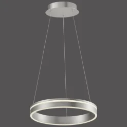 Suspension Paul Neuhaus Q-VITO LED Acier inoxydable, 1 lumière, Télécommandes