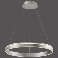 Suspension Paul Neuhaus Q-VITO LED Acier inoxydable, 1 lumière, Télécommandes