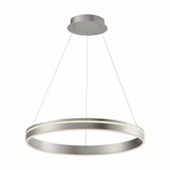 Suspension Paul Neuhaus Q-VITO LED Acier inoxydable, 1 lumière, Télécommandes
