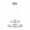 Suspension Paul Neuhaus Q-VITO LED Argenté, 2 lumières, Télécommandes