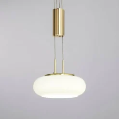 Suspension Paul Neuhaus Q-ETIENNE LED Laiton, 2 lumières, Télécommandes