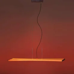 Suspension Paul Neuhaus Q-Riller LED Chrome, 14 lumières, Télécommandes, Changeur de couleurs