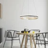 Suspension Paul Neuhaus Q-BELUGA LED Or, 1 lumière, Télécommandes