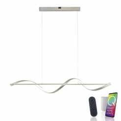 Suspension Paul Neuhaus QSWING LED Argenté, 1 lumière, Télécommandes