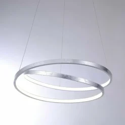 Luminaires Paul Neuhaus Suspensions|Suspension Paul Neuhaus ROMAN Argenté, 1 lumière