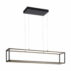 Luminaires Paul Neuhaus Éclairage Led|Suspension Paul-Neuhaus CONTURA LED Noir, 4 lumières