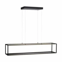 Luminaires Paul Neuhaus Éclairage Led|Suspension Paul-Neuhaus CONTURA LED Noir, 4 lumières