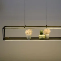 Luminaires Paul Neuhaus Éclairage Led|Suspension Paul-Neuhaus CONTURA LED Noir, 4 lumières
