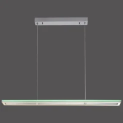 Luminaires Paul Neuhaus Éclairage Led|Suspension Paul-Neuhaus HELIX LED Aluminium, 2 lumières, Télécommandes