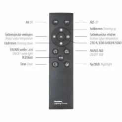 Luminaires Paul Neuhaus Éclairage Led|Suspension Paul-Neuhaus HELIX LED Aluminium, 2 lumières, Télécommandes
