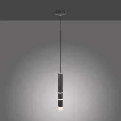 Luminaires Paul Neuhaus Suspensions|Suspension Paul-Neuhaus PURE-VEGA LED Noir, 3 lumières