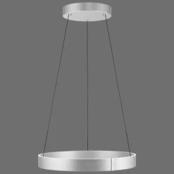 Luminaires Paul Neuhaus Éclairage Led|Suspension Paul-Neuhaus PURE E-CLIPSE LED Argenté, 2 lumières, Télécommandes