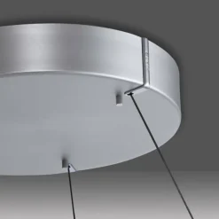 Luminaires Paul Neuhaus Éclairage Led|Suspension Paul-Neuhaus PURE E-CLIPSE LED Argenté, 2 lumières, Télécommandes