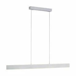 Suspension Paul-Neuhaus Q-ADRIANA LED Aluminium, 2 lumières, Télécommandes