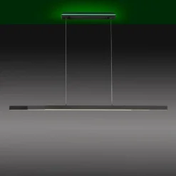 Suspension Paul-Neuhaus Q-ARIAN LED Anthracite, 4 lumières, Télécommandes