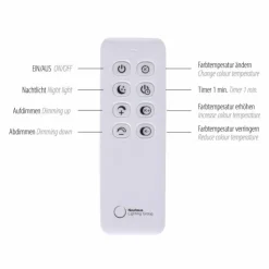 Luminaires Paul Neuhaus Éclairage Led|Suspension Paul-Neuhaus TESSARA LED Anthracite, 1 lumière, Télécommandes