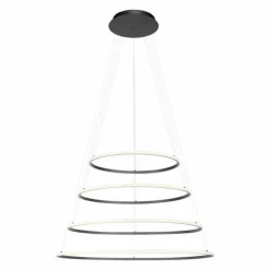 Luminaires Paul Neuhaus Éclairage Led|Suspension Paul-Neuhaus TESSARA LED Anthracite, 1 lumière, Télécommandes