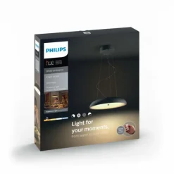 Suspension Philips Hue Ambiance White Amaze LED Noir, 1 lumière, Télécommandes