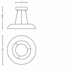 Suspension Philips Hue Amaze LED Blanc, 1 lumière, Télécommandes