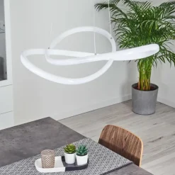 hofstein Éclairage Led|Suspension Pitasch LED Blanc, 1 lumière