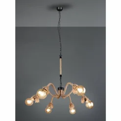Luminaires Reality Suspensions|Suspension Reality Alva LED Noir, 6 lumières