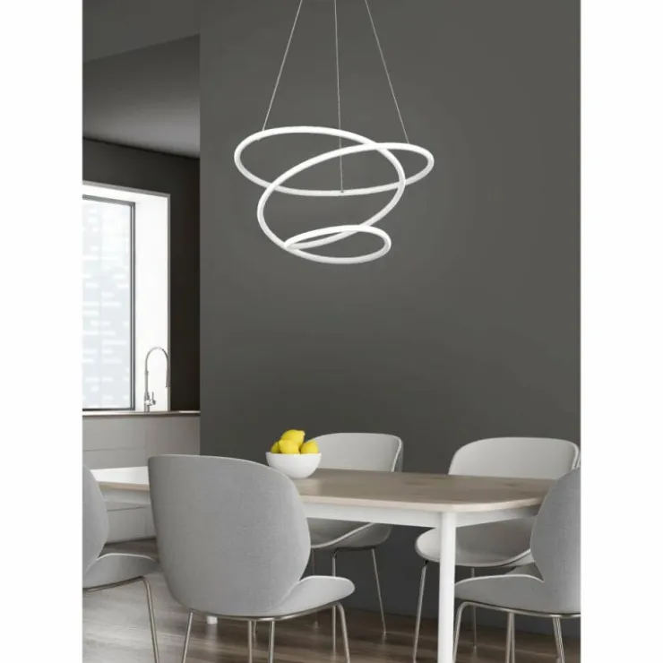 Luminaires Reality Éclairage Led|Suspension Reality Bologna LED Blanc, 1 lumière