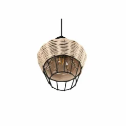 Luminaires Reality Suspensions|Suspension Reality Borka Noir, 1 lumière