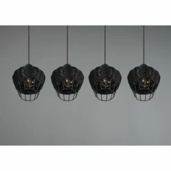 Luminaires Reality Suspensions|Suspension Reality Borka Noir, 4 lumières