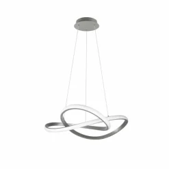 Luminaires Reality Éclairage Led|Suspension Reality Course LED Nickel mat, 1 lumière