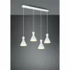 Luminaires Reality Suspensions|Suspension Reality Enzo Blanc, 4 lumières