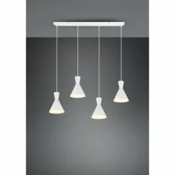 Luminaires Reality Suspensions|Suspension Reality Enzo Blanc, 4 lumières
