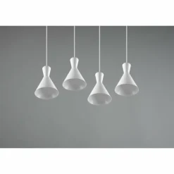 Luminaires Reality Suspensions|Suspension Reality Enzo Blanc, 4 lumières