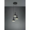 Luminaires Reality Suspensions|Suspension Reality Enzo Noir, 3 lumières
