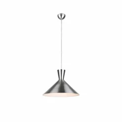 Luminaires Reality Suspensions|Suspension Reality Enzo Nickel mat, 1 lumière