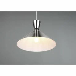 Luminaires Reality Suspensions|Suspension Reality Enzo Nickel mat, 1 lumière