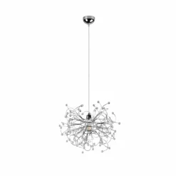 Luminaires Reality Suspensions|Suspension Reality Gloria Chrome, 1 lumière
