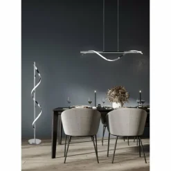 Luminaires Reality Éclairage Led|Suspension Reality Isabel LED Chrome, 1 lumière