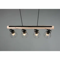 Luminaires Reality Suspensions|Suspension Reality Jaipur Noir, 4 lumières